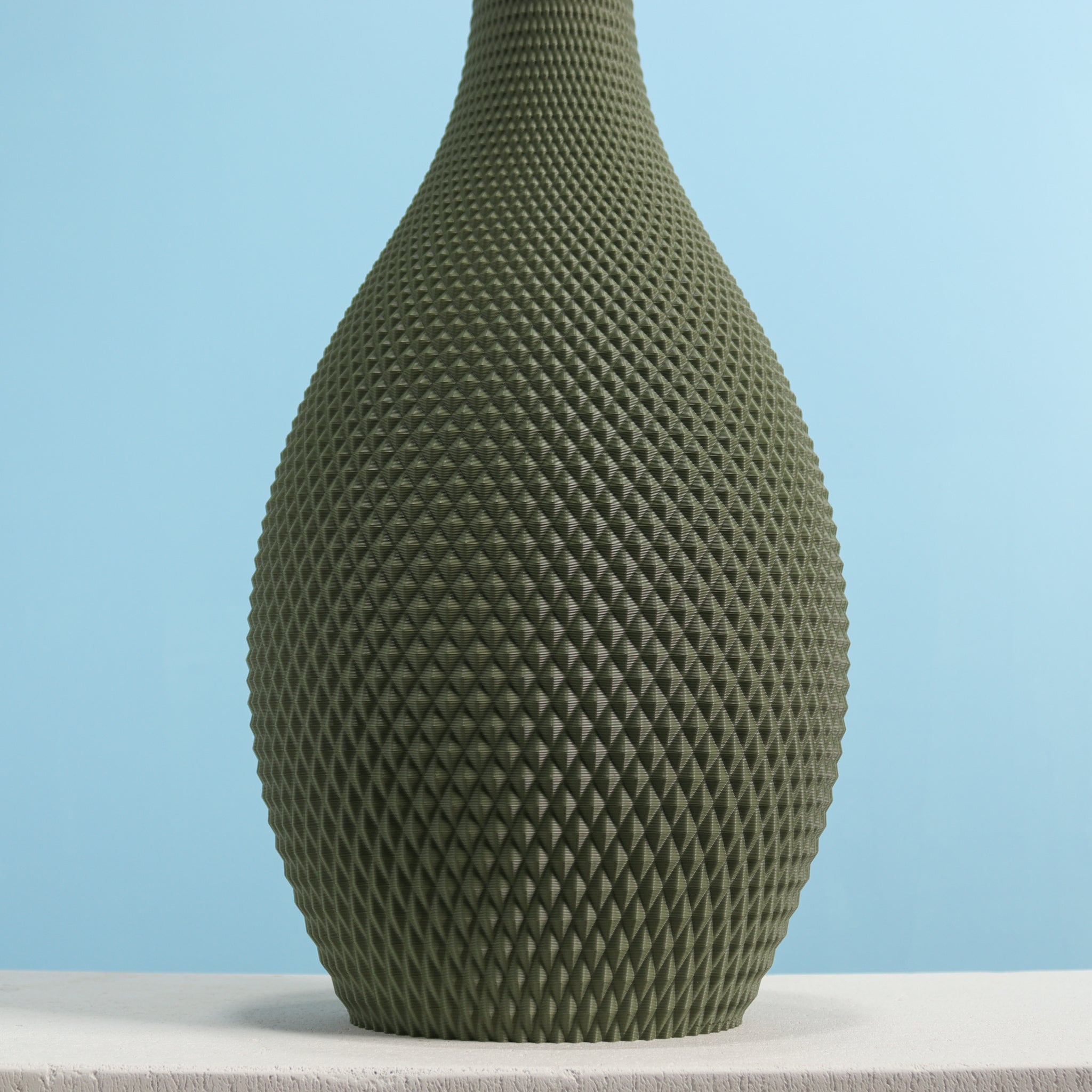 Modern Vase QUARTZ, 35 - 45 cm - Slimprint