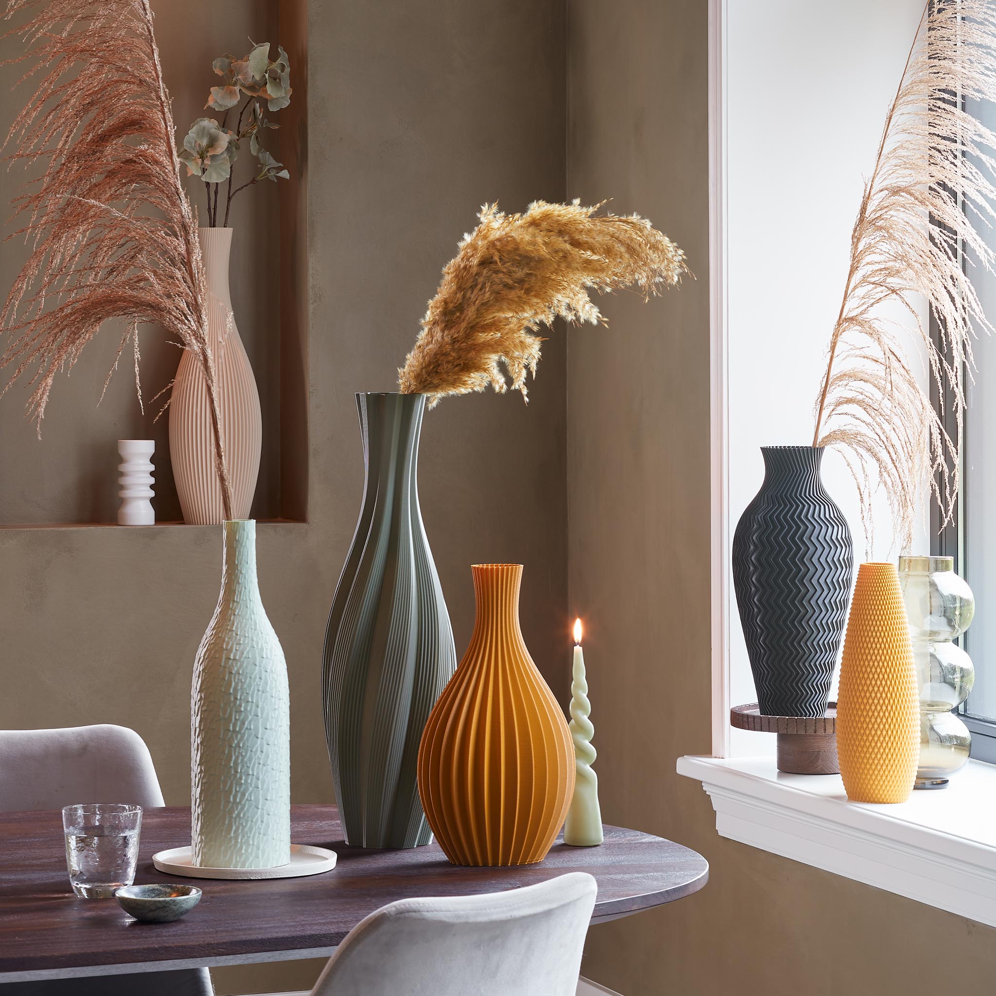 Modern Vase ZIGZAG - Slimprint
