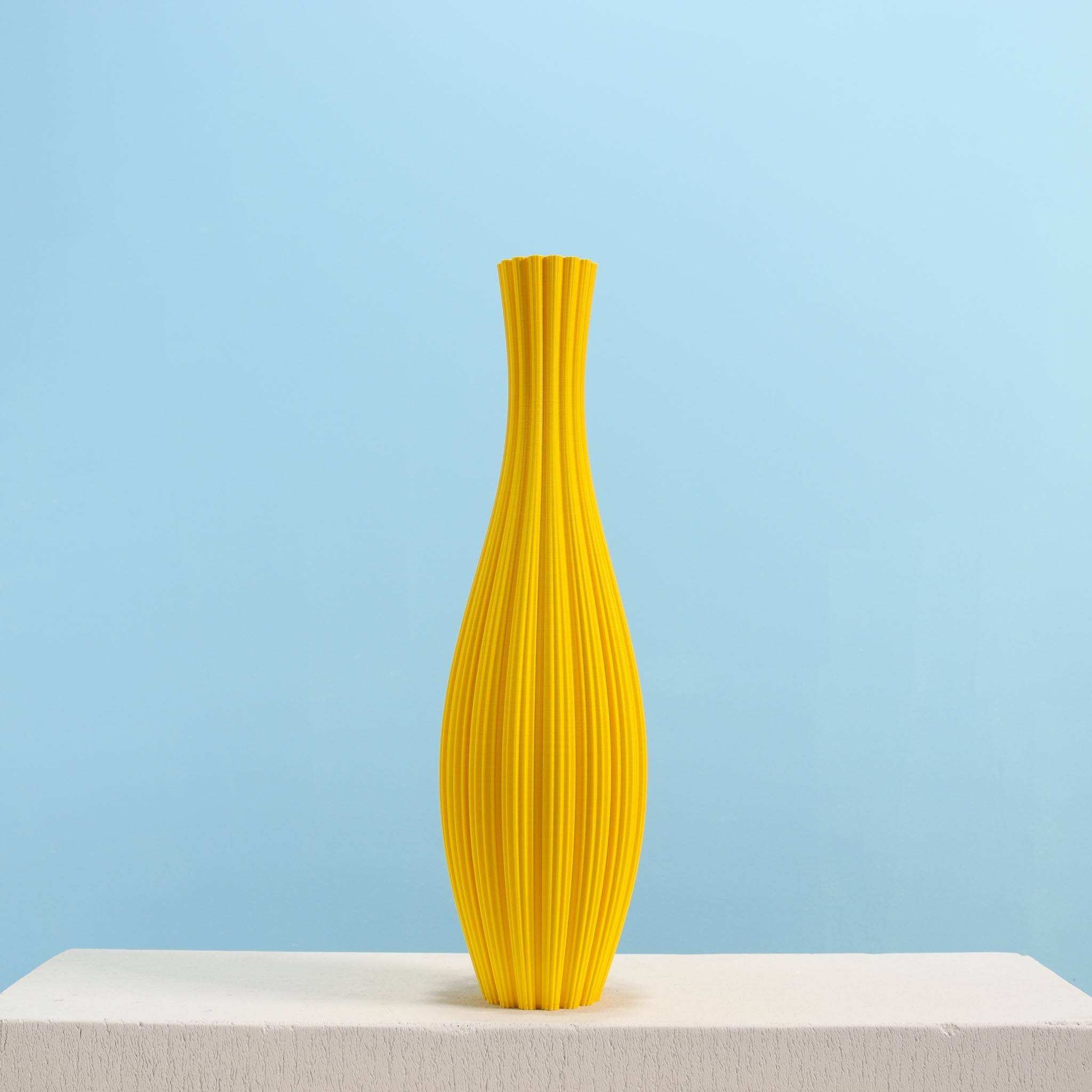 Tall Floor Vase TOPAZ, 40 - 60 cm - Slimprint