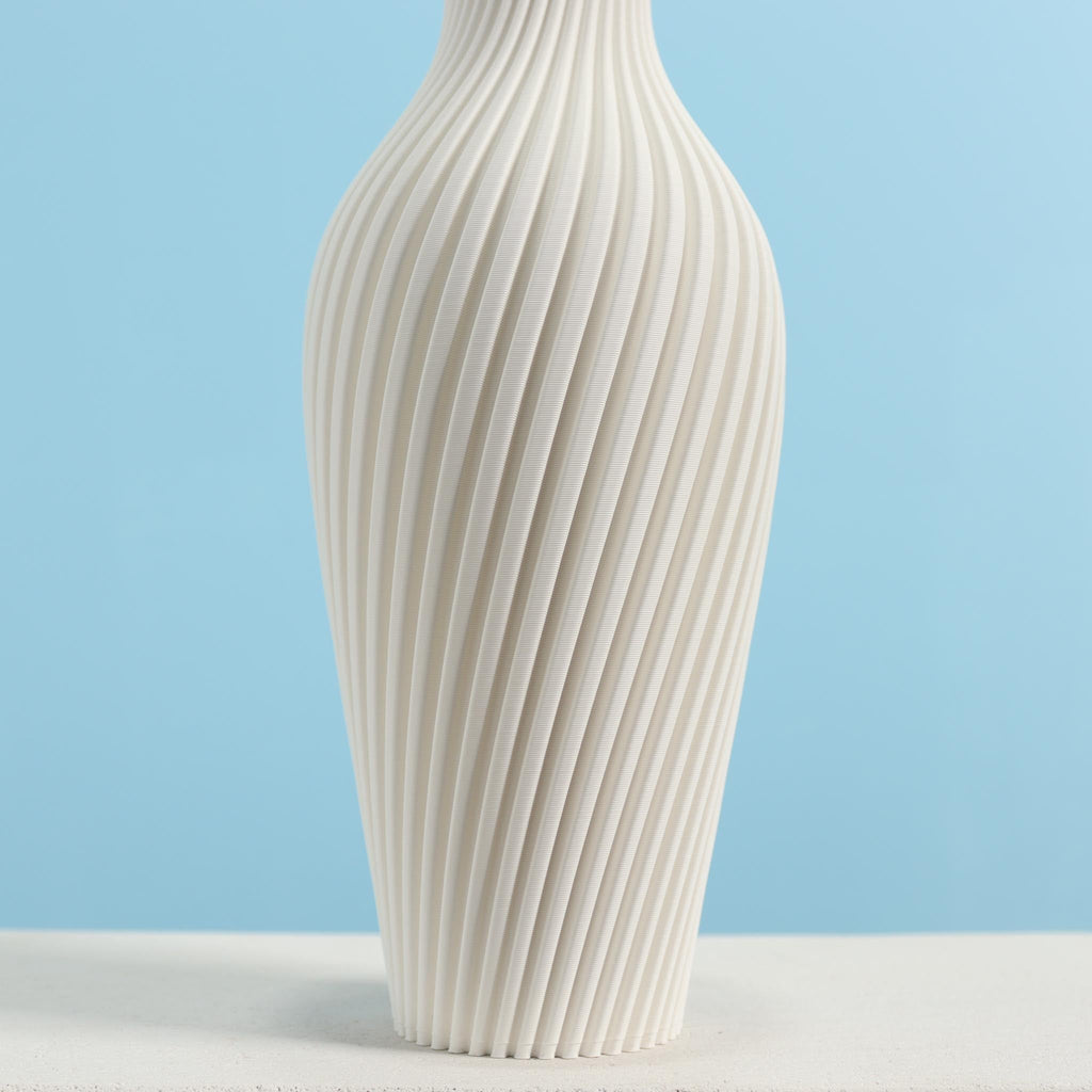 Wavy Bulb Vase JADE, 28 - 47 cm - Slimprint